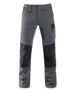 Pantalone da lavoro kapriol 'tenere pro' colore grigio/nero, tg. s